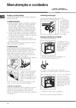 Предварительный просмотр 56 страницы Hotpoint Ariston F 86.1 IX/HA Operating Instructions Manual