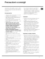 Предварительный просмотр 9 страницы Hotpoint Ariston F 89 GP.1 IX/HA Operating Instructions Manual