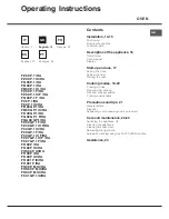 Предварительный просмотр 13 страницы Hotpoint Ariston F 89 GP.1 IX/HA Operating Instructions Manual