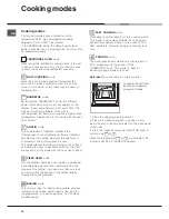 Предварительный просмотр 18 страницы Hotpoint Ariston F 89 GP.1 IX/HA Operating Instructions Manual