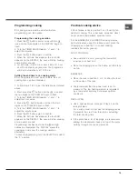 Предварительный просмотр 19 страницы Hotpoint Ariston F 89 GP.1 IX/HA Operating Instructions Manual