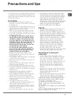 Предварительный просмотр 21 страницы Hotpoint Ariston F 89 GP.1 IX/HA Operating Instructions Manual