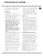 Предварительный просмотр 33 страницы Hotpoint Ariston F 89 GP.1 IX/HA Operating Instructions Manual