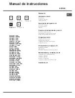 Предварительный просмотр 37 страницы Hotpoint Ariston F 89 GP.1 IX/HA Operating Instructions Manual