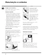 Предварительный просмотр 58 страницы Hotpoint Ariston F 89 GP.1 IX/HA Operating Instructions Manual