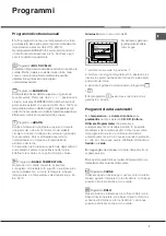 Предварительный просмотр 7 страницы Hotpoint Ariston F48 101 GP.1 IX/HA Operating Instructions Manual