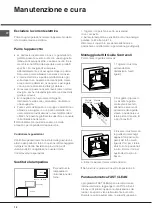 Предварительный просмотр 12 страницы Hotpoint Ariston F48 101 GP.1 IX/HA Operating Instructions Manual