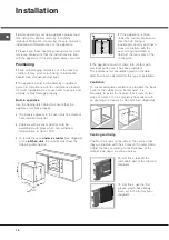 Предварительный просмотр 16 страницы Hotpoint Ariston F48 101 GP.1 IX/HA Operating Instructions Manual