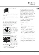 Preview for 17 page of Hotpoint Ariston F48 1012.1 C.1 /HA Operating Instructions Manual