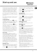 Preview for 19 page of Hotpoint Ariston F48 1012.1 C.1 /HA Operating Instructions Manual