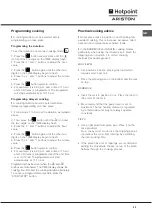 Preview for 23 page of Hotpoint Ariston F48 1012.1 C.1 /HA Operating Instructions Manual