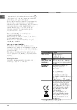 Preview for 34 page of Hotpoint Ariston F48 1012.1 C.1 /HA Operating Instructions Manual