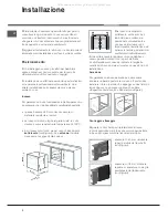 Предварительный просмотр 2 страницы Hotpoint Ariston F48 1012 C.1 IX/HA Instruction Manual