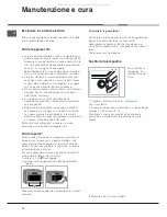 Предварительный просмотр 12 страницы Hotpoint Ariston F48 1012 C.1 IX/HA Instruction Manual