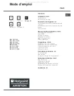 Предварительный просмотр 29 страницы Hotpoint Ariston F48 1012 C.1 IX/HA Instruction Manual