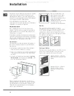 Предварительный просмотр 30 страницы Hotpoint Ariston F48 1012 C.1 IX/HA Instruction Manual