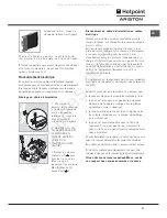 Предварительный просмотр 31 страницы Hotpoint Ariston F48 1012 C.1 IX/HA Instruction Manual