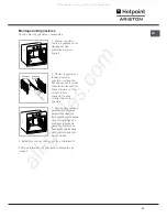 Предварительный просмотр 41 страницы Hotpoint Ariston F48 1012 C.1 IX/HA Instruction Manual