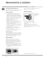 Предварительный просмотр 54 страницы Hotpoint Ariston F48 1012 C.1 IX/HA Instruction Manual