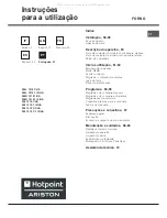 Предварительный просмотр 57 страницы Hotpoint Ariston F48 1012 C.1 IX/HA Instruction Manual