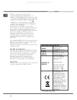 Предварительный просмотр 62 страницы Hotpoint Ariston F48 1012 C.1 IX/HA Instruction Manual