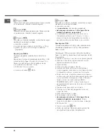 Предварительный просмотр 64 страницы Hotpoint Ariston F48 1012 C.1 IX/HA Instruction Manual