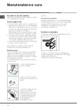 Предварительный просмотр 10 страницы Hotpoint Ariston FB 21 A.2 IX/HA Operating Instructions Manual