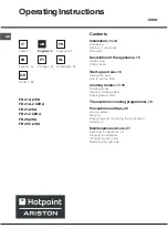 Предварительный просмотр 12 страницы Hotpoint Ariston FB 21 A.2 IX/HA Operating Instructions Manual