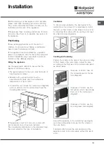 Предварительный просмотр 13 страницы Hotpoint Ariston FB 21 A.2 IX/HA Operating Instructions Manual