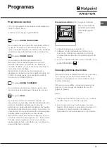 Предварительный просмотр 37 страницы Hotpoint Ariston FB 21 A.2 IX/HA Operating Instructions Manual