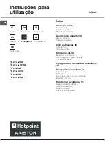 Предварительный просмотр 42 страницы Hotpoint Ariston FB 21 A.2 IX/HA Operating Instructions Manual