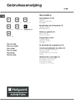 Предварительный просмотр 52 страницы Hotpoint Ariston FB 21 A.2 IX/HA Operating Instructions Manual