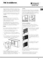 Предварительный просмотр 53 страницы Hotpoint Ariston FB 21 A.2 IX/HA Operating Instructions Manual