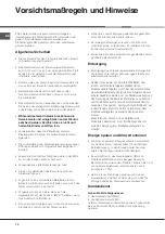 Предварительный просмотр 70 страницы Hotpoint Ariston FB 21 A.2 IX/HA Operating Instructions Manual