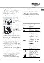 Preview for 3 page of Hotpoint Ariston FB 51 A.1 IX/HA Operating Instructions Manual