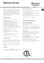 Preview for 15 page of Hotpoint Ariston FB 51 A.1 IX/HA Operating Instructions Manual