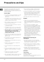 Preview for 18 page of Hotpoint Ariston FB 51 A.1 IX/HA Operating Instructions Manual