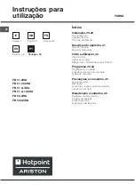 Preview for 38 page of Hotpoint Ariston FB 51 A.1 IX/HA Operating Instructions Manual