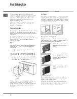 Предварительный просмотр 12 страницы Hotpoint Ariston FB 52 AC.1/HA Operating Instructions Manual