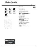 Предварительный просмотр 21 страницы Hotpoint Ariston FB 52 AC.1/HA Operating Instructions Manual