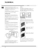 Предварительный просмотр 22 страницы Hotpoint Ariston FB 52 AC.1/HA Operating Instructions Manual