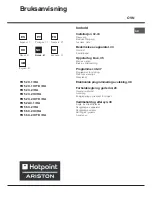 Предварительный просмотр 41 страницы Hotpoint Ariston FB 52 AC.1/HA Operating Instructions Manual