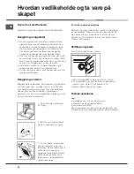 Предварительный просмотр 50 страницы Hotpoint Ariston FB 52 AC.1/HA Operating Instructions Manual