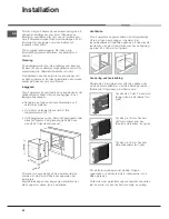 Предварительный просмотр 52 страницы Hotpoint Ariston FB 52 AC.1/HA Operating Instructions Manual