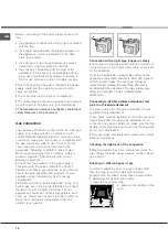 Предварительный просмотр 16 страницы Hotpoint Ariston FB G IX/HA Operating Instructions Manual