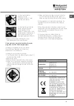 Предварительный просмотр 17 страницы Hotpoint Ariston FB G IX/HA Operating Instructions Manual