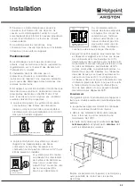 Предварительный просмотр 25 страницы Hotpoint Ariston FB G IX/HA Operating Instructions Manual