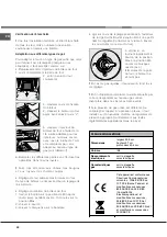 Предварительный просмотр 28 страницы Hotpoint Ariston FB G IX/HA Operating Instructions Manual