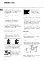 Предварительный просмотр 36 страницы Hotpoint Ariston FB G IX/HA Operating Instructions Manual