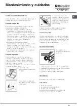 Предварительный просмотр 45 страницы Hotpoint Ariston FB G IX/HA Operating Instructions Manual